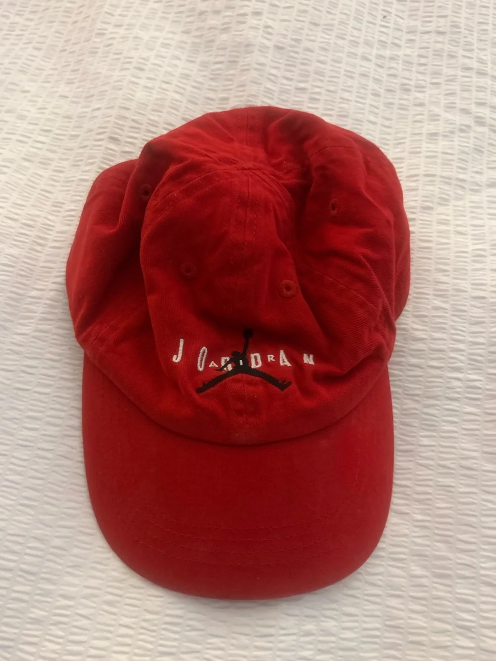 Jordan Kids Red Cap with Embroidered Jumpman